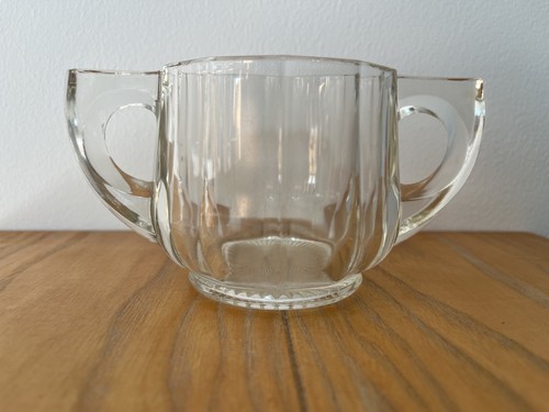Vintage clear glass sided - clear,