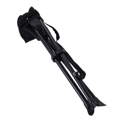 Compact folding tripod - (black),