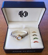 Anne klein wristwatch with - klein, ll