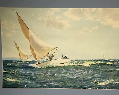 Montague dawson print sailing - montague,