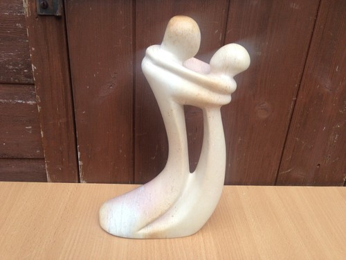 Carved soapstone sculpture - soapstone,