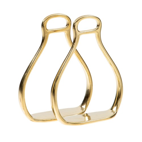 Stirrup irons cast brass - irons,