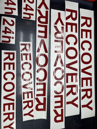 Recovery vinyl graphics kit - recovery,