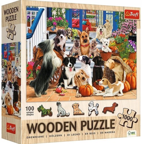 Trefl wooden jigsaw puzzle - jigsaw,