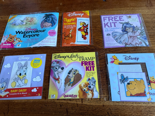 Disney cross stitch sewing kit - cross,