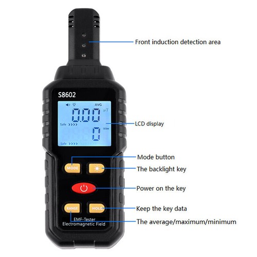 1pc lcd digital emf - digital, meter