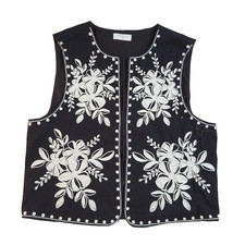 Papaya Waistcoat Black