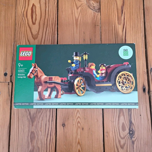 Lego wintertime carriage ride - wintertime,