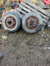 2 x Wheels And Tyres For “Smiley Face” Ford Transit Model 1994-2000