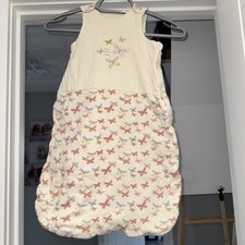 Tu 6-12months Girls 1.5 Tog Butterfly Sleepbag