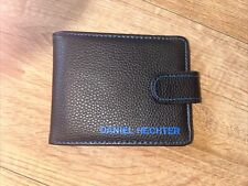 Daniel Hechter Wallet Black with Blue Trim BRAND NEW