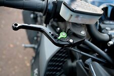 RACING LEVERS BRAKE CLUTCH KAWASAKI Z750 Z800 Z1000 ZX6R ZX10R SHORT BLACK T2