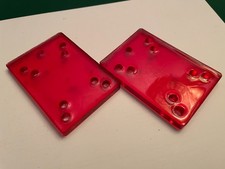 1/4" RUBY RED RISERS  USED GREAT CONDITION  Vintage Skateboard 70's
