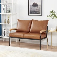 2 Seater Retro Loveseat Sofa -