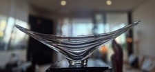 Vtg large art vannes glass - vtg,