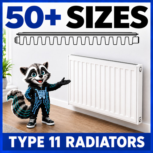 Type radiator white single - 11,