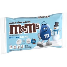 M&M Milk Chocolate Winter Blend 283.5g Bag USA Import