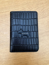 NEW BLACK RADLEY LONDON ISEBELLA ROAD FAUX CROC LEATHER PASSPORT COVER