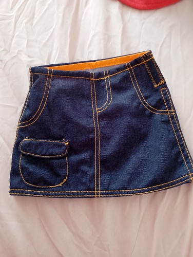 Smoby dolls denim skirt - dolls,