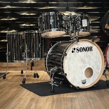 Sonor Prolite Ebony Stripe Maple Drum Kit 20" #1165