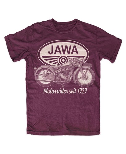 Jawa shirt burgundy - jawa, t-shirt