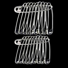 27mm Antique Silver Safety