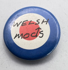 Welsh Mods Pin Badge Music Pin Badge 25mm