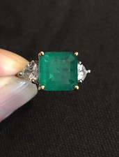 Vintage style emerald gemstone - vintage,