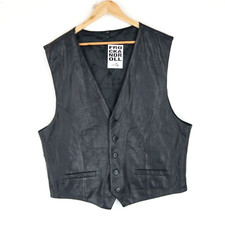 Vintage Black Leather