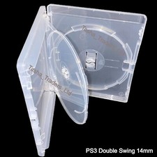 25 x PlayStation 3 PS3 Double Swing 14mm Video Game Replacement Case 2 Discs HQ