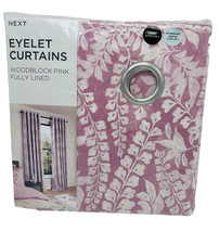 Next Pink Curtains 46x54 –