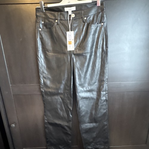 Black faux leather - m&s,