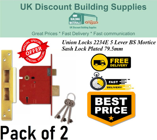 Union locks 2234e 5 lever - x,