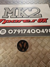 Vw Golf Mk2 Front Badge Black Gti .driver.8v 16v G60