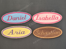 Personalised Oval Embroidered