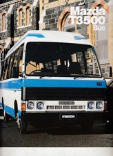 1985 MAZDA T-SERIES  T3500 BUS 8p Australian Brochure in English