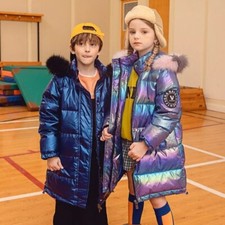 Girls Boys Lined Padded Winter