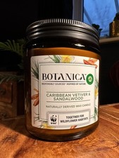 Botanica Air Wick Caribbean Vetiver & Sandalwood Candle 205g WWF