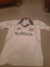 south africa retro away rugby union shirt medium