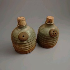 Studio Pottery Salt And Pepper