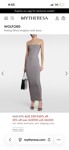 Wolford fading shine strapless - shine,