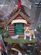 British Bulldog Photo Magnet/hanging Ornament. Size 8cm Height By 12cm Length.