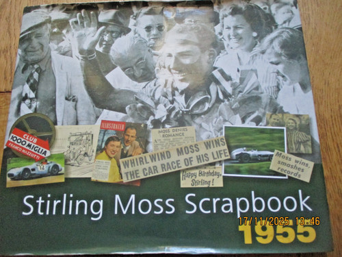 Stirling moss scrapbook - scrapbook, 1955