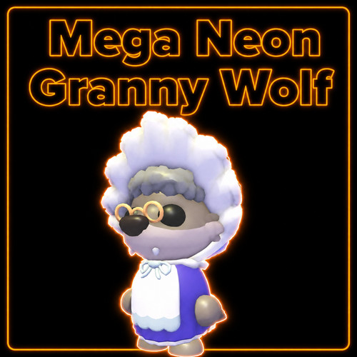 Mega neon granny wolf - mega,