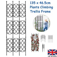 Black Metal Garden Trellis for