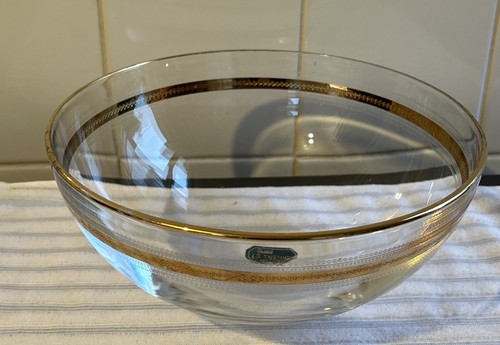 Vintage crystal glass g - vintage,