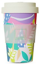 Travel coffee cup reusable - coffee, eco