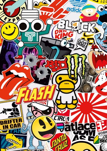 Sticker bomb sheets jd - a4,