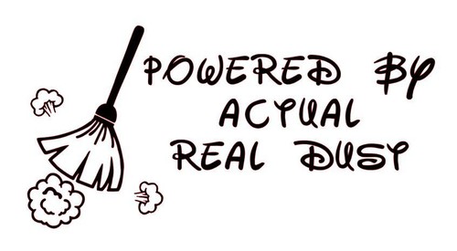 Powered actual dust car - actual,