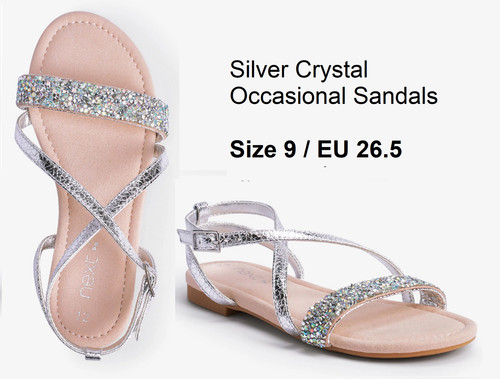 Next silver crystal occasional - silver,